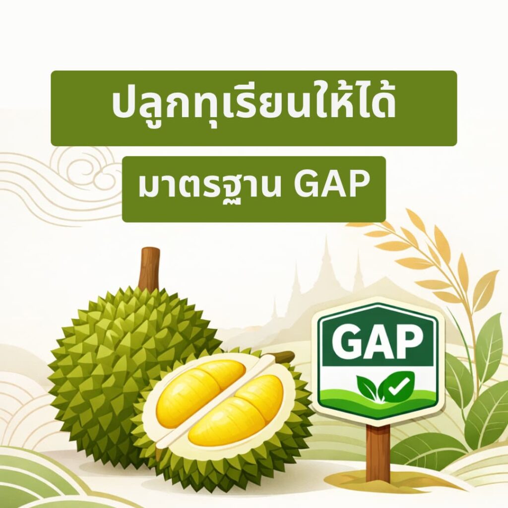 การขอ gap ทุเรียน